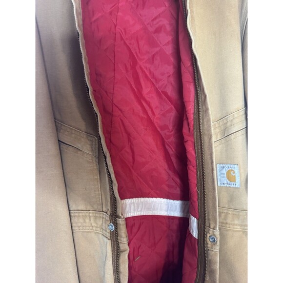 Carhartt 44T Coveralls 996QZ Duck Insulated Quilted Jumpsuit Made In USA Vtg - Picture 7 of 16